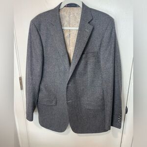 HART SCHAFFNER & MARX Vintage Soft Wool Tweed Jacket Gray 42 blazer mens suit